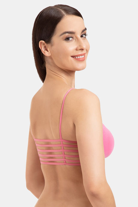 Tweens Padded Non-Wired Full Coverage Cage Bra - Baby Pink — image 4